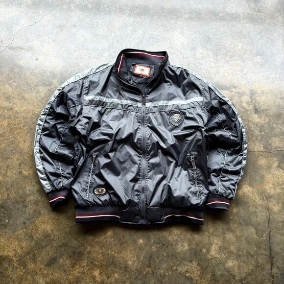 Rare Vintage Platini Jeans Cougar Zip Up Bomber Jacket - Picture 1 of 6